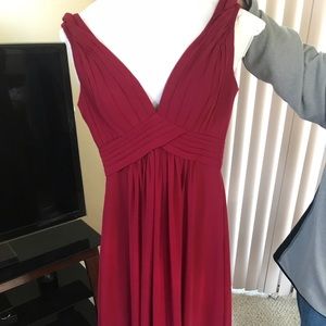 Azazie Burgundy Bridesmaid Dress